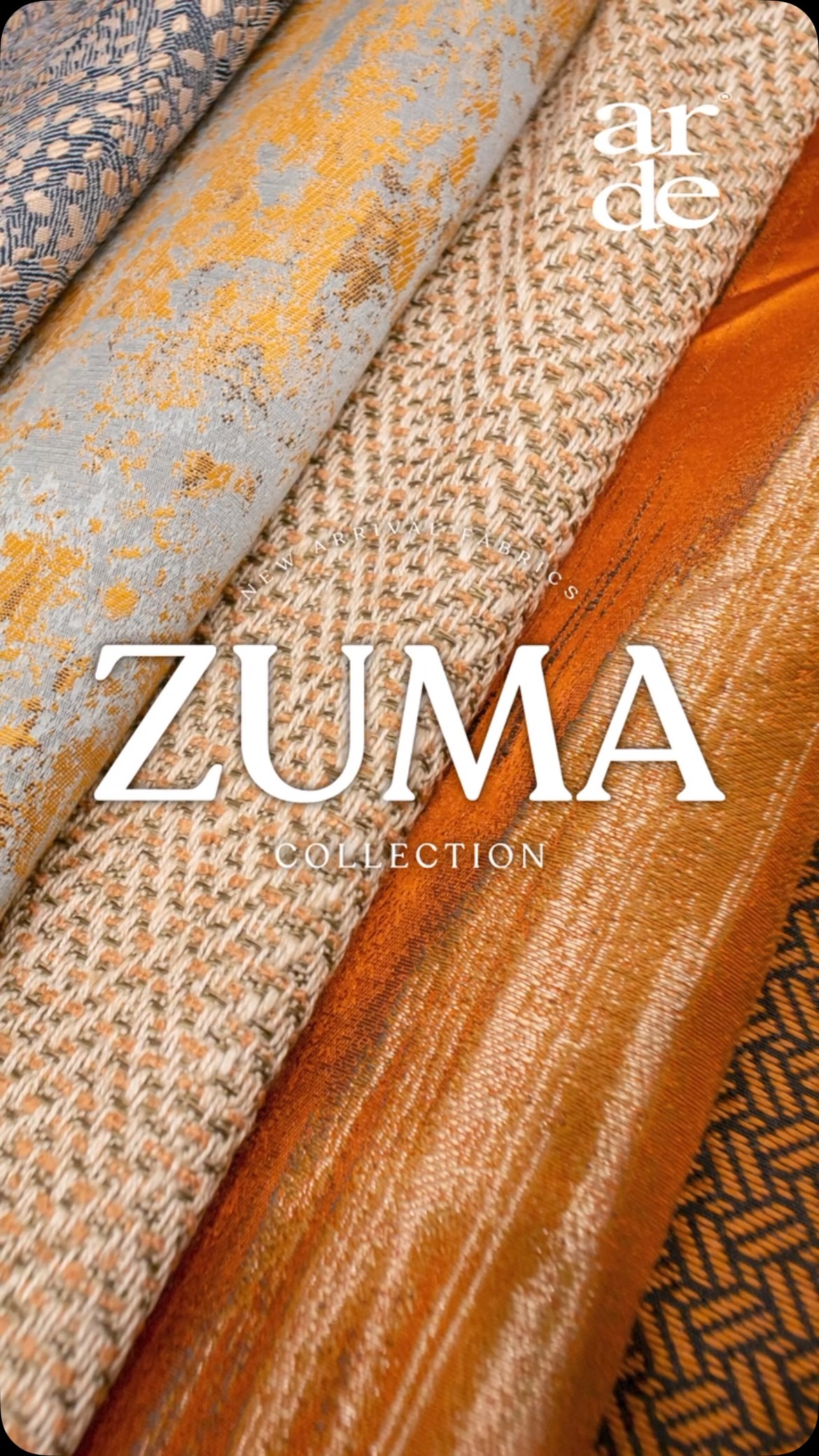 Soft, flowing, expressive. ✨

Introducing ZUMA, our new fabric collection designed to bring movement, texture, and personality into your interiors. With its captivating abstract patterns and beautiful tones, every piece is a statement of its own.

Discover the beauty of ZUMA — now available at Arde Fabrics.

WhatsApp us : +62 857-7400-2628
E-catalogues : www.ardefabrics.com
DM us for fabric swatches and business inquiries.