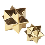 Golden Polyhedron Decor